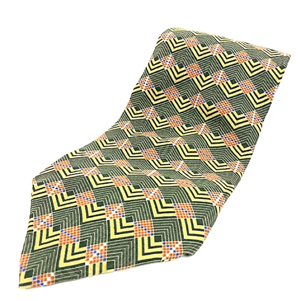 Necktie Silk Tie Green Italian